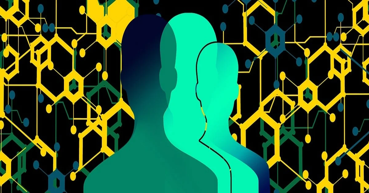 Ilustração conceitual sobre hiperpersonalização bancária e inteligência artificial