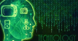 Gráficos de inteligência artificial no day trade em tela de computador