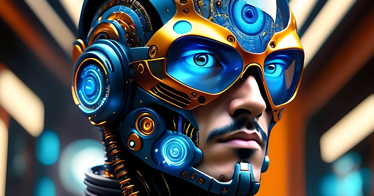 Gráficos de inteligência artificial no setor financeiro exibidos em telas futuristas