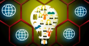 Ilustração conceitual de pagamentos via Pix com IA e Open Finance em ambiente digital seguro